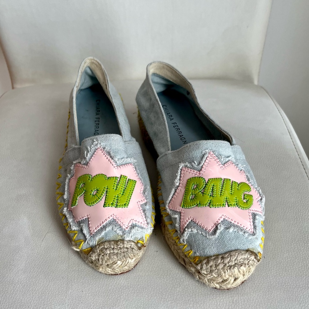 Chiara Ferragni Canvas Espadrilles